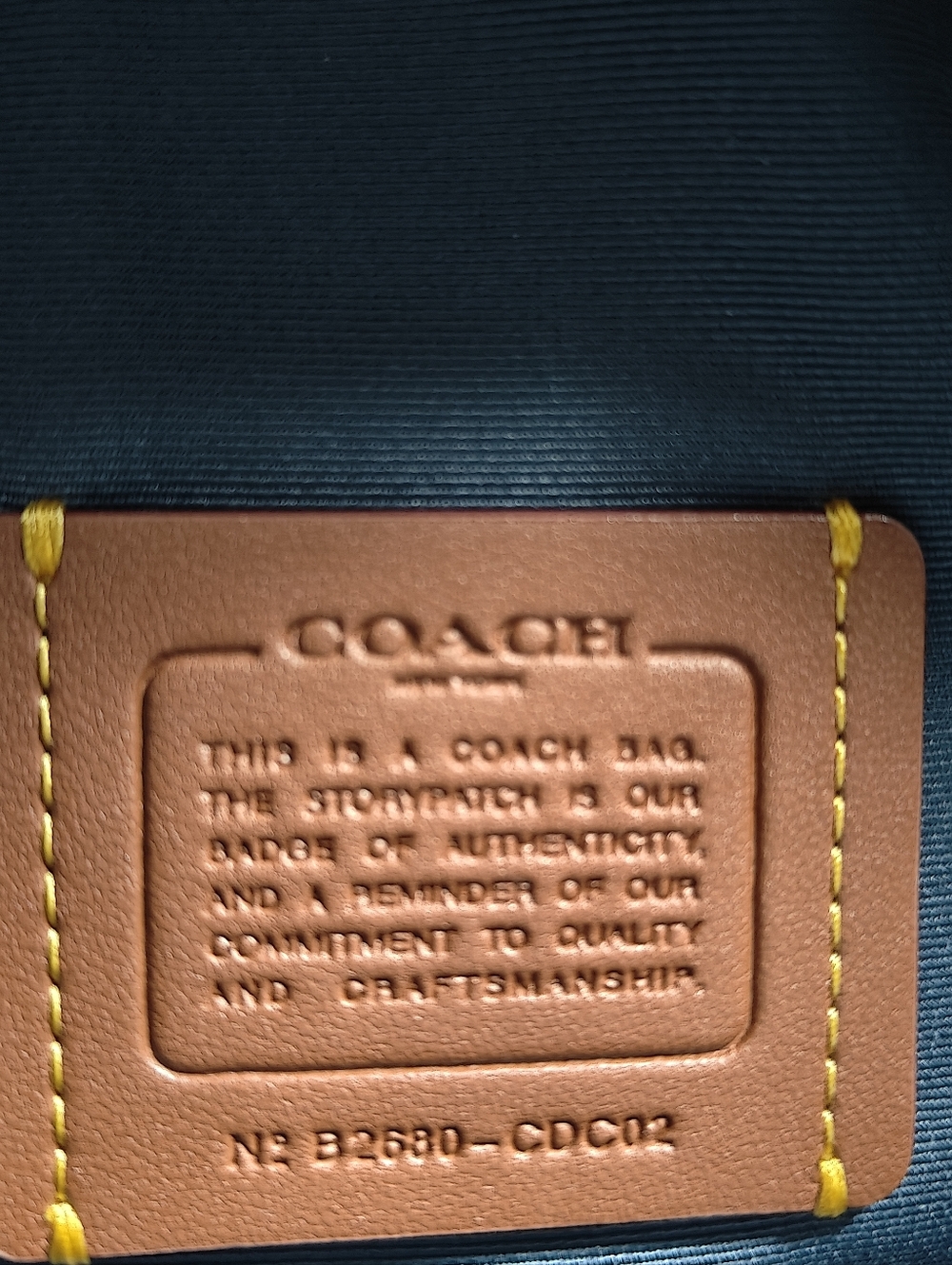 Coach Evelyn Shoulder Bag In Regenerative Cotton With Quilting - Picture 11 of 16